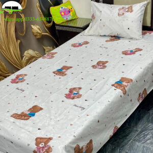 printed cotton bed sheets-single