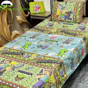 printed cotton bedsheet-single