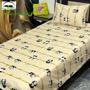 printed cotton bedsheet-single