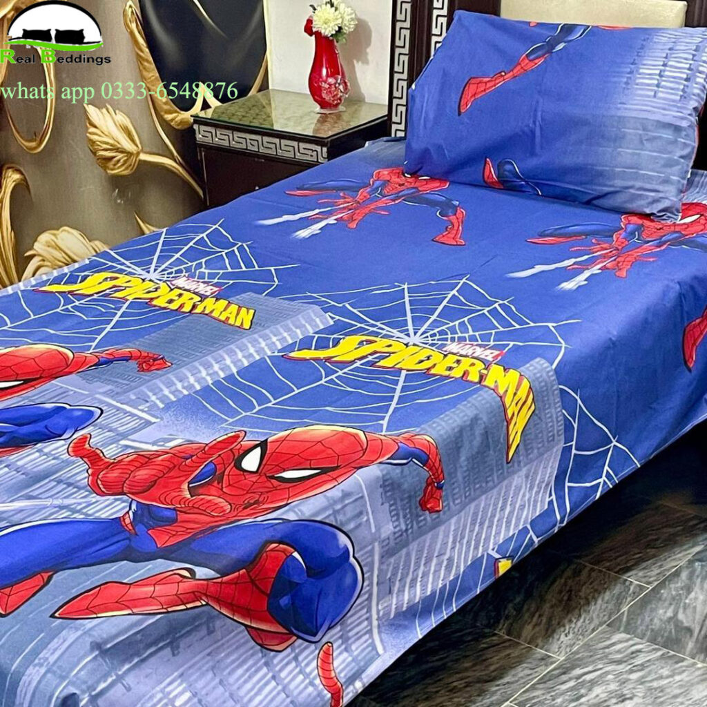 printed cotton bedsheet-single