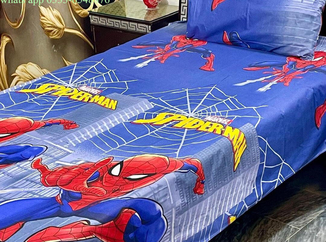 printed cotton bedsheet-single