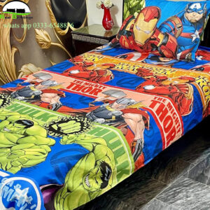 printed cotton bedsheet-single