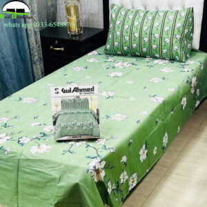 printed cotton bedsheet-single