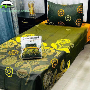 printed cotton bedsheet-single