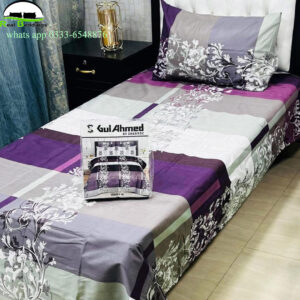 cotton printed single bedsheet