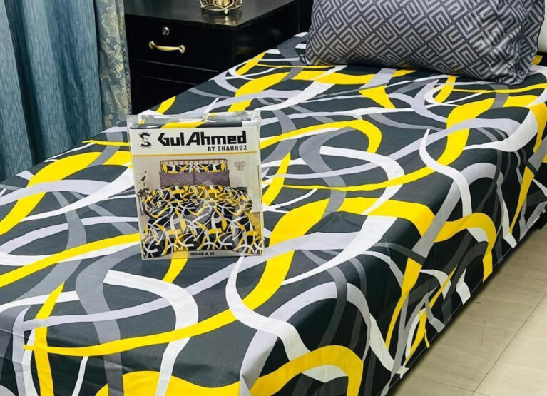 cotton printed single bedsheet