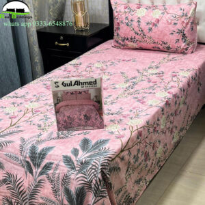 cotton printed single bedsheet