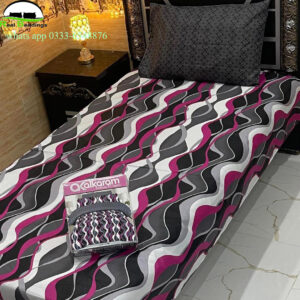 cotton printed single bedsheet