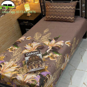 cotton printed single bedsheet