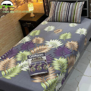 cotton printed single bedsheet