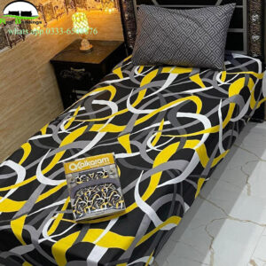 cotton printed single bedsheet