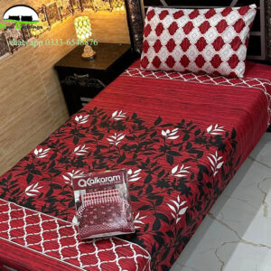 cotton printed single bedsheet
