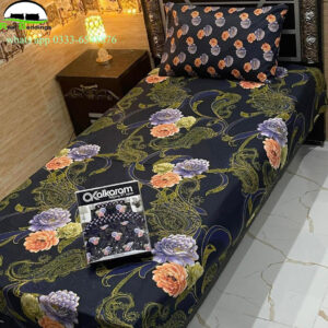 cotton printed single bedsheet
