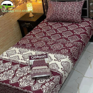 cotton printed single bedsheet