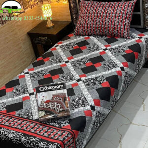 cotton printed single bedsheet