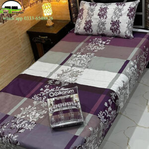 cotton printed single bedsheet