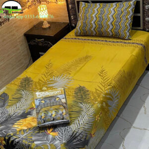cotton printed single bedsheet