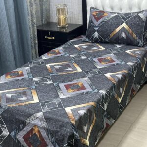 Crystal Cotton Bed sheets Printed - Single