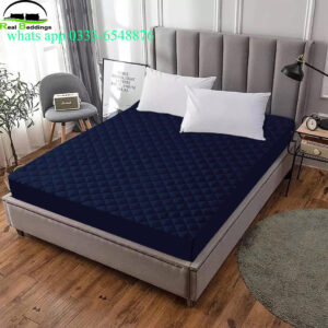cotton double king size mattress protector