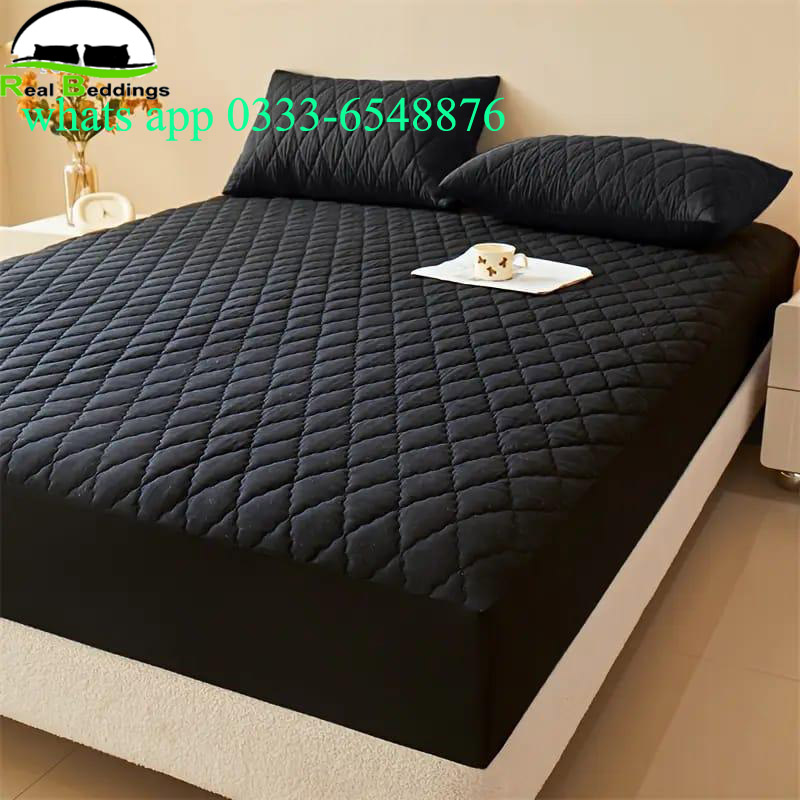 cotton double king size mattress protector