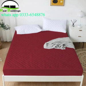 cotton double king size mattress protector