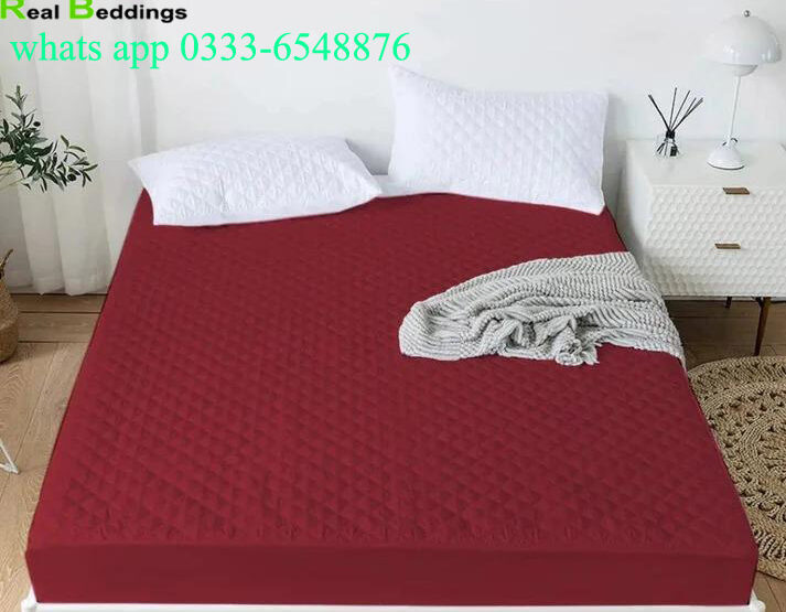 cotton double king size waterproof mattress cover