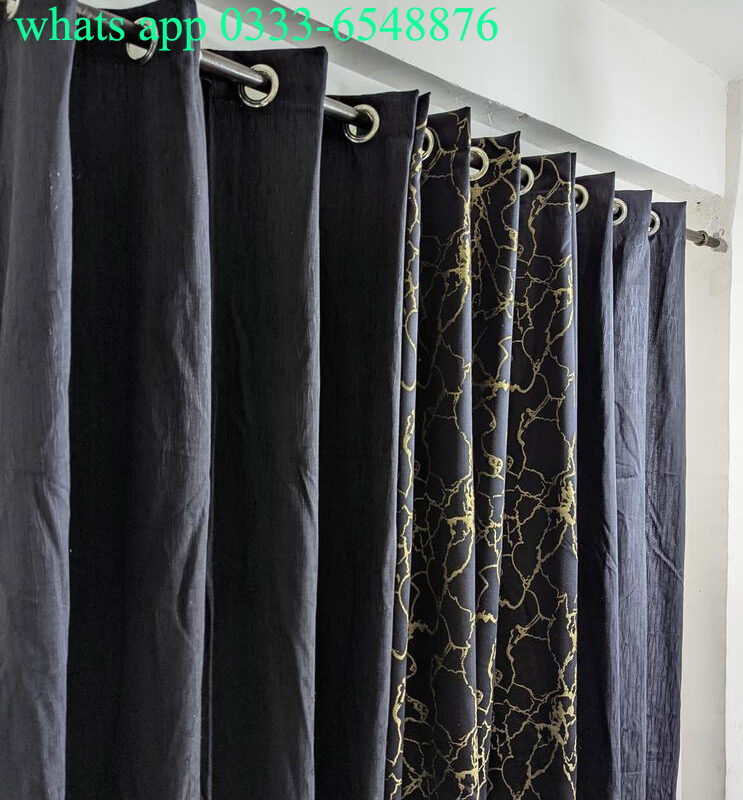 Pure jacquard curtains