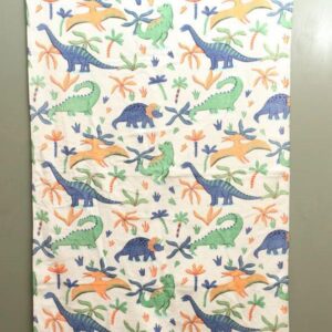 Printed cotton bath towel
