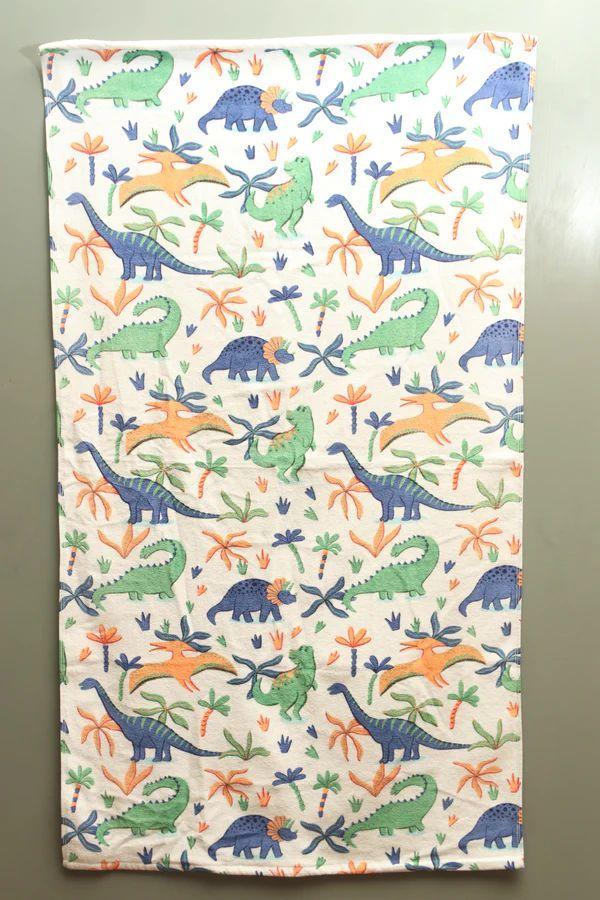 Printed cotton bath towel