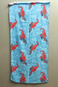 Printed cotton bath towel