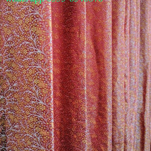 Printed plain jacquard curtains