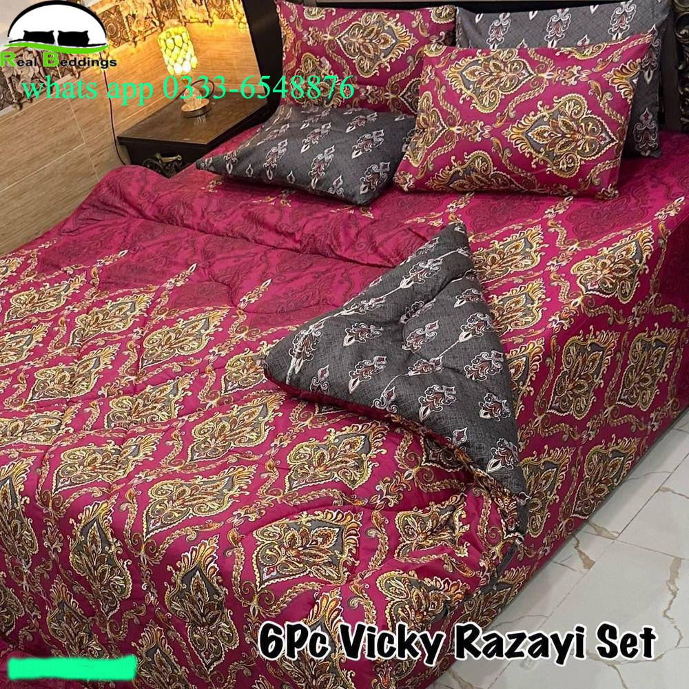 king size cotton razai set