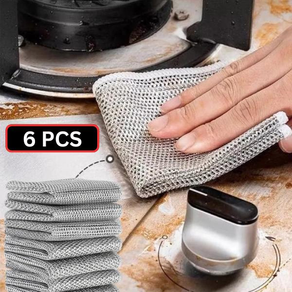 6 pieces dish washing towel set
