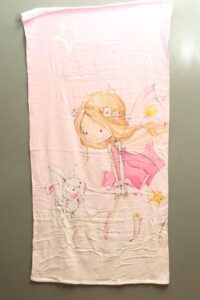 Printed cotton bath towel
