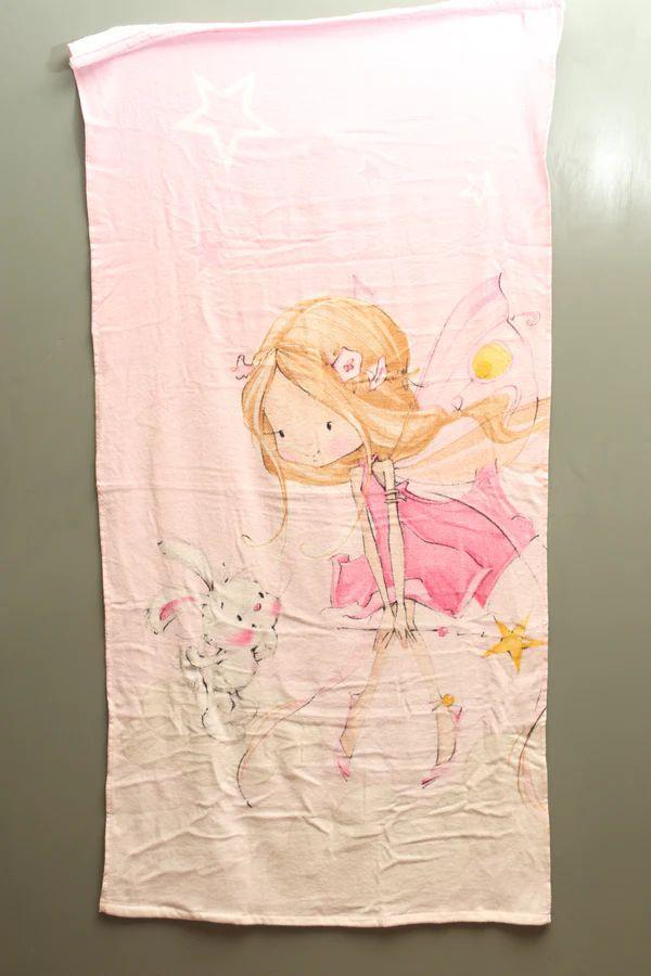 Printed cotton bath towel
