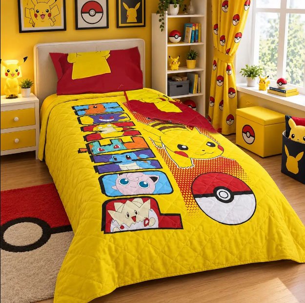 yellow bed covers